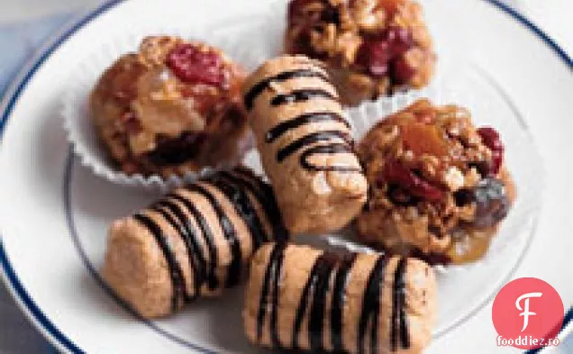 Cookie-uri fără coacere cu unt de arahide