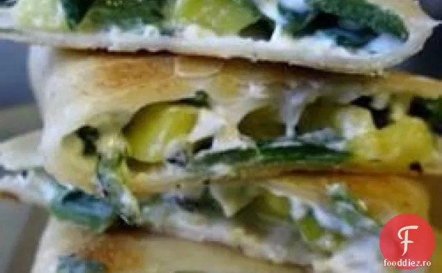 Ardei Poblano la grătar și Quesadillas de Mango