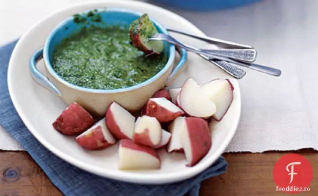 Cartofi noi și Pesto