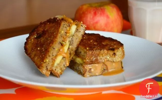 Sandwich Cu Unt De Arahide Și Banane