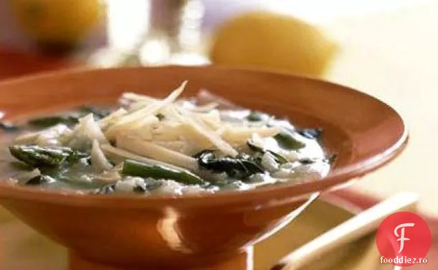 Supa de Risotto de primăvară a lui Cate