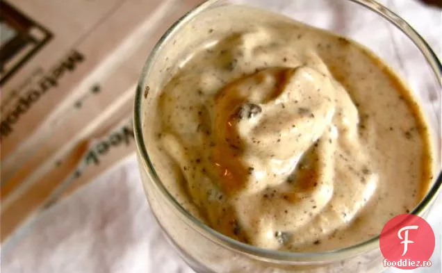 Banane congelate-unt de arahide-milkshake cu ciocolată