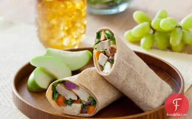 Sunny picant Ranch salata de pui la gratar Wrap