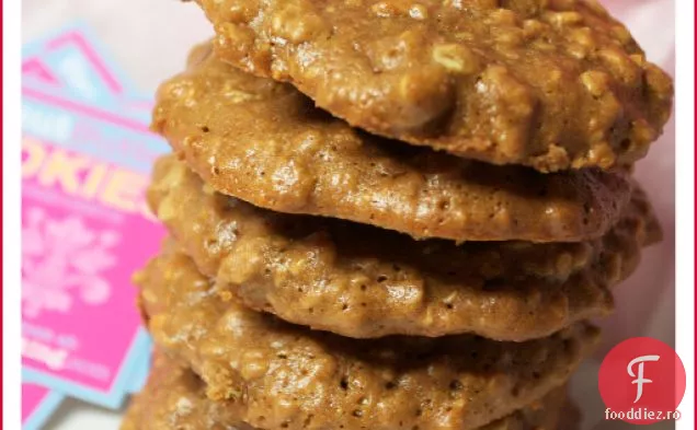 Cookie-uri de ovăz cu unt de arahide de arțar-fără gluten