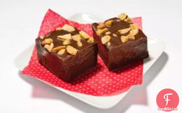 Fudge cu unt de arahide cu ciocolată