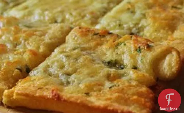 Pâine Plată Cu Brânză De Usturoi
