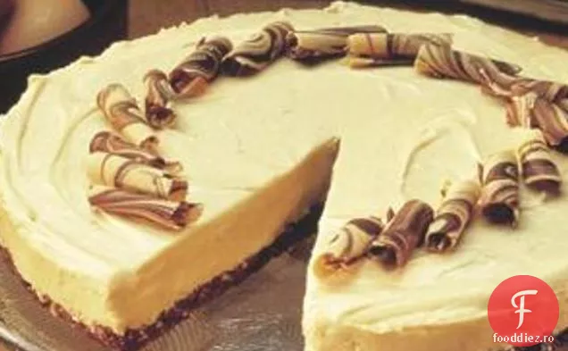 Cheesecake cu unt de arahide fără coacere și ciocolată