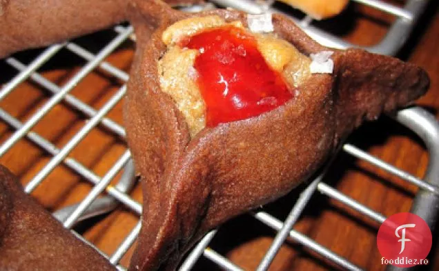 Ciocolată-Unt de arahide Hamantashen