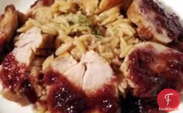 Filet de porc cu reducere de prune balsamice