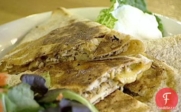 Quesadilla de pui indesata lui Nathan