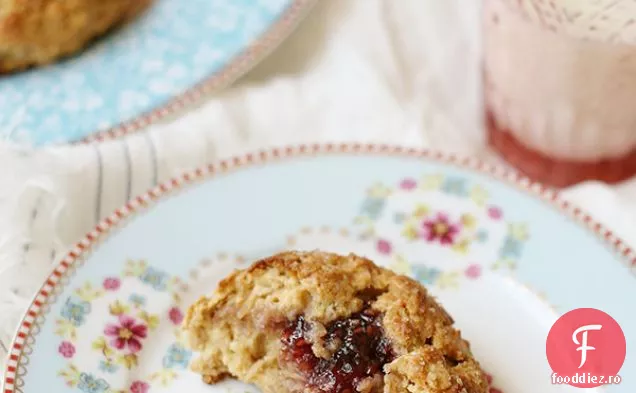 Unt De Arahide Și Gem De Ovăz Scones
