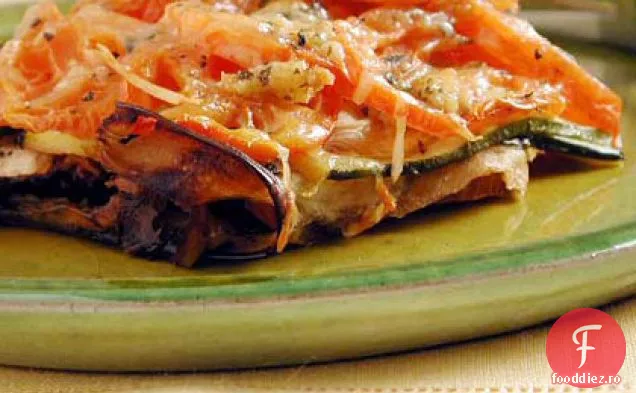Gratin de vinete și roșii