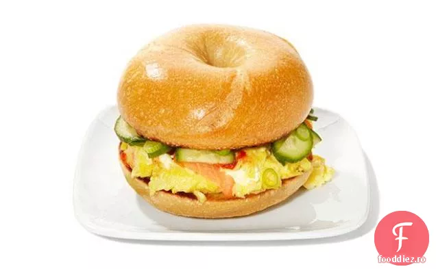 Bagelwich-Uri Picante De Somon Afumat