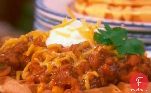 Vafe din făină de porumb cu Chili picant