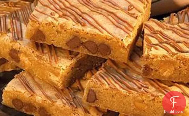 Unt De Arahide Și Ciocolată Cu Lapte Blondies