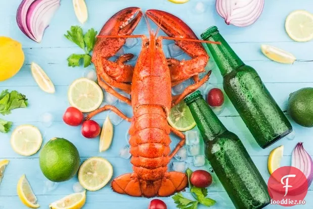 Homar Shangri-Lee cu spanac crocant