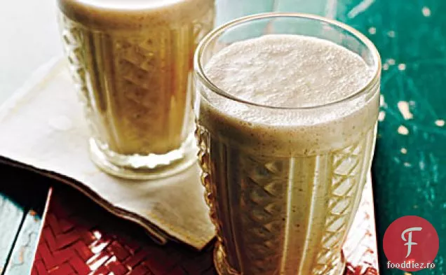 Unt de arahide, banane și smoothie-uri de in