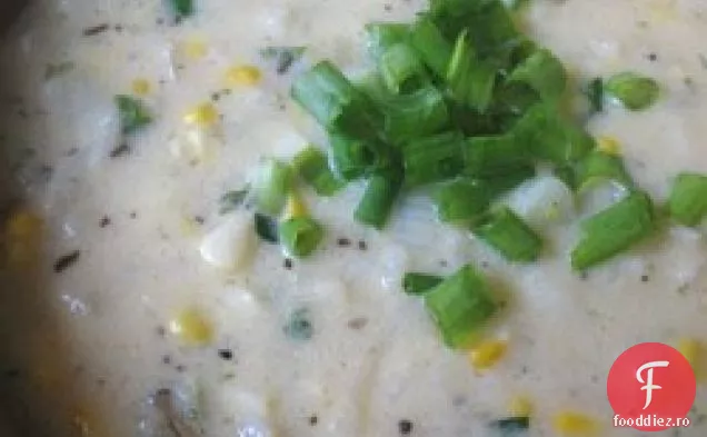 Porumb și Cheddar Chowder