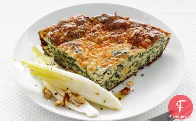 Quiche De Spanac Fără Crustă