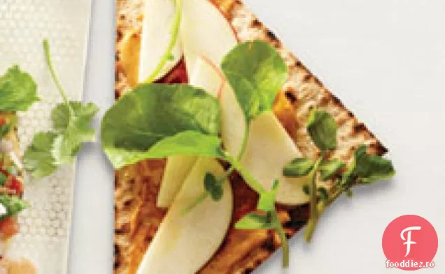 Apple, Unt De Arahide Și Pastă De Chili Pe Lavash