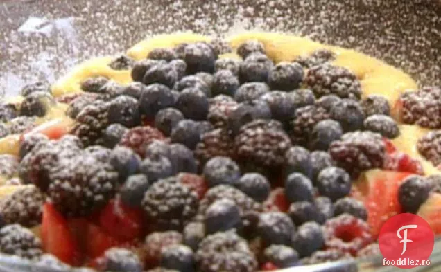 Lemon Sabayon cu fructe de padure proaspete