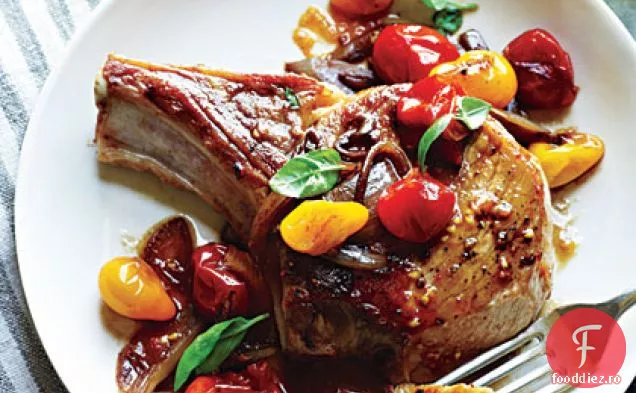 Carne de porc si rosii Skillet saut