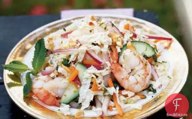 Salată de varză și creveți din Asia de Sud-Est