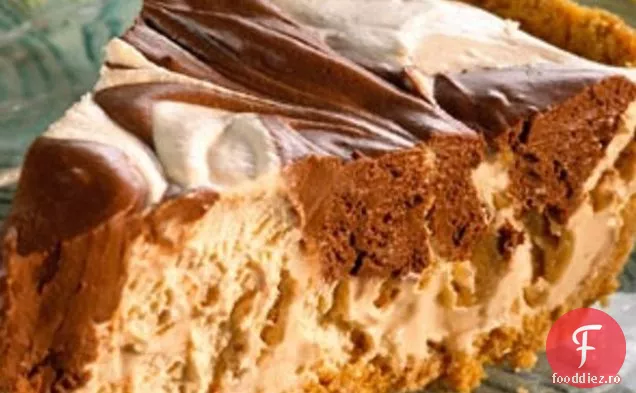 Placinta Cu Unt De Arahide Marmorat Cu Ciocolata