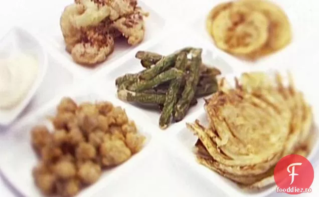 Fritto Misto de legume cu maioneză de lămâie