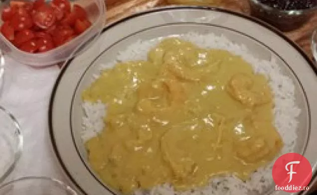 Creveți Curry (versiunea draga mea Mudder lui)