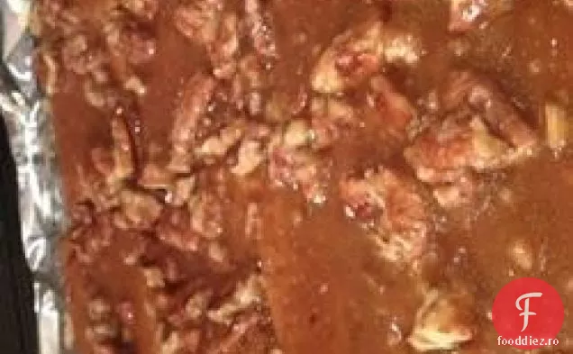 Batoane de Caramel-Pecan sărate ale Mariei