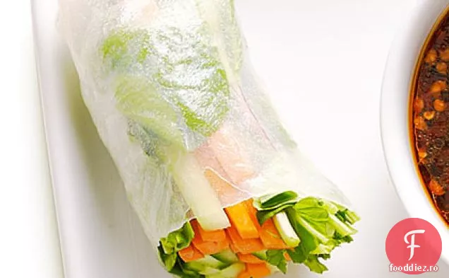 Rulouri De Vară Crocante De Castraveți