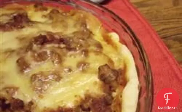 Trei Brânză Spaghete Plăcintă