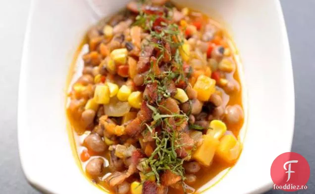 Picadillo de dovlecei de fasole și Butternut