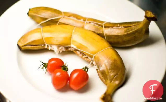 Banana Coaja De Porc Aburit Și Orez