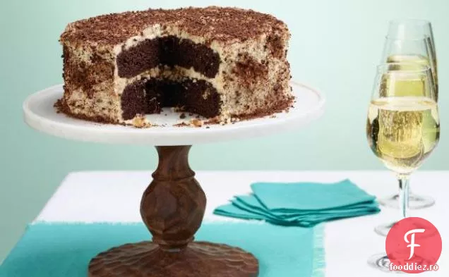 Tort de alune cu Mascarpone și ciocolată