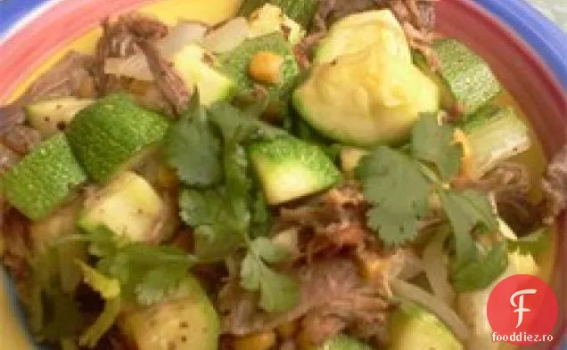 Calavacita uimitoare și carne de porc