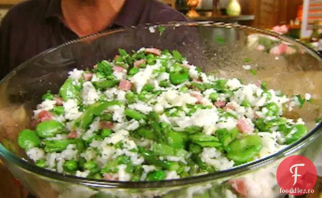 Salată de orez cu legume de primăvară (Insalata di Riso)