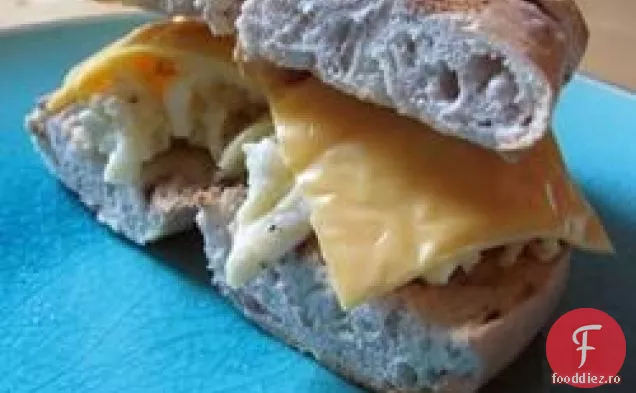Ou de afine și brânză Bagel