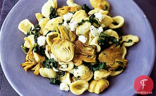 Orecchiette cu anghinare și Chard elvețian