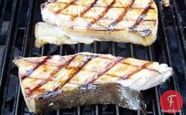 Fripturi De Halibut La Grătar