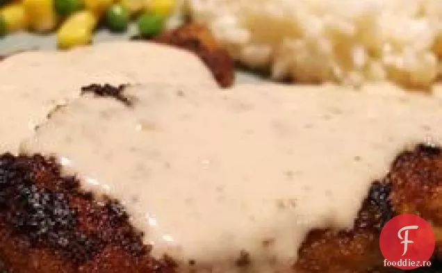Scaloppini de vițel cu sos de cremă de lămâie