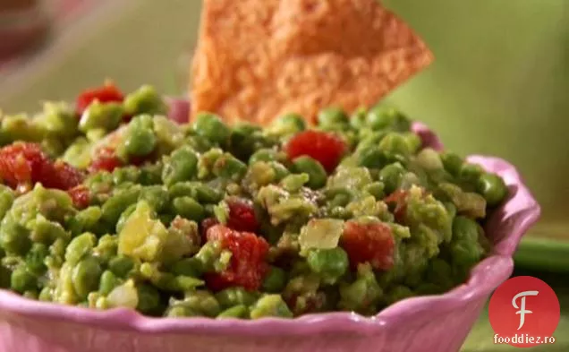 Guacamole Chile prăjită cu chipsuri de Tortilla coapte