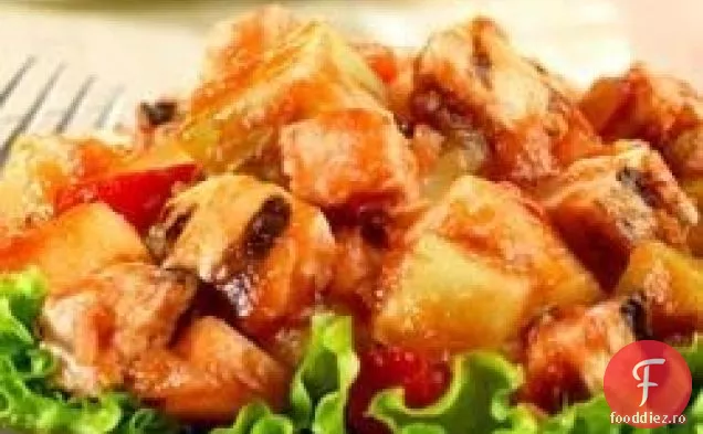 Citrus-Picante Salată de pui și pepene galben