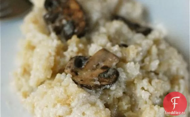 Risotto de salvie cu ciuperci cu aragaz lent