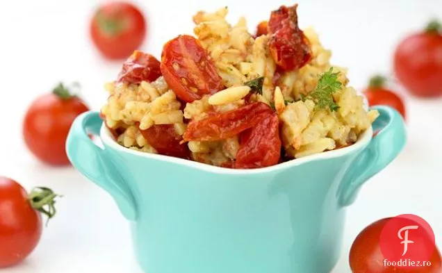 Rețetă De Risotto De Roșii Prăjite La Cuptor