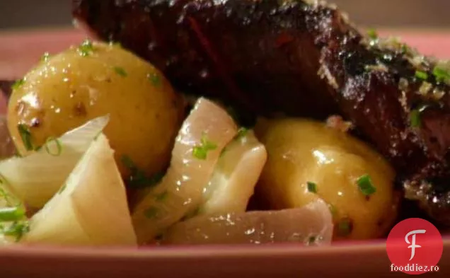 Fenicul și Fingerling Confit