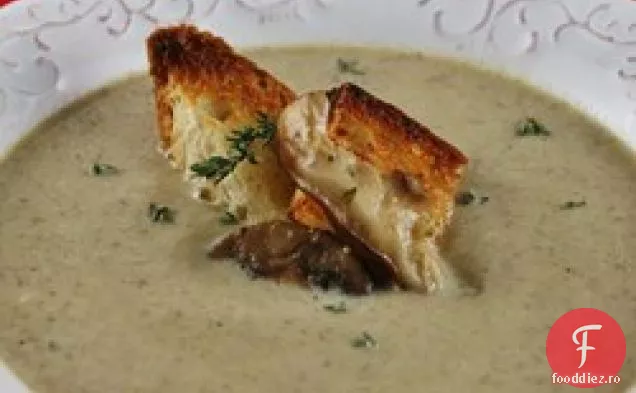 Supă De Ciuperci Prăjită