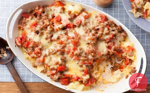 Caserola de vită și Cheddar