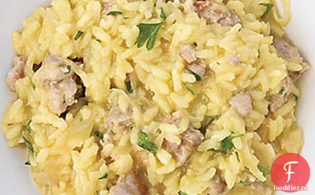 Risotto de fenicul și cârnați